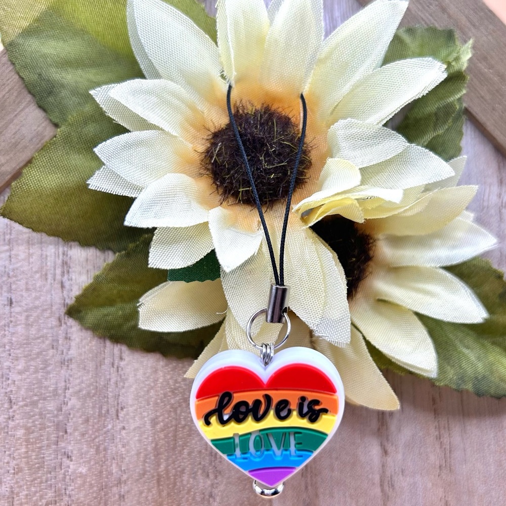 LOVE IS LOVE Phone Charm